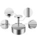 Burger Press Round Shape Stainless Steel Non-Stick Adjustable Hamburger Maker Patty Making Mold Kitchen Tool_maomaolike.com