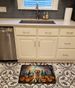 Golden Retriever Spooky Halloween Memory Foam Kitchen Mat Machine Washable Anti-Fatigue Mat Cushion Comfort Bath Mat Or Kitchen Rug_maomaolike.com