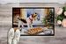 Wire Fox Terrier Christmas Cookies Doormat Front Door Mat Indoor Outdoor Rugs For Entryway, Non Slip Washable Low Pile, 24H X 36W_maomaolike.com