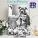 Naughty Dog Themed Painting Poster, Monochrome Humorous Dog Mischief Scene Poster, Playful Relatable Design Ideal For Bathroom And Home Wall Decor_maomaolike.com