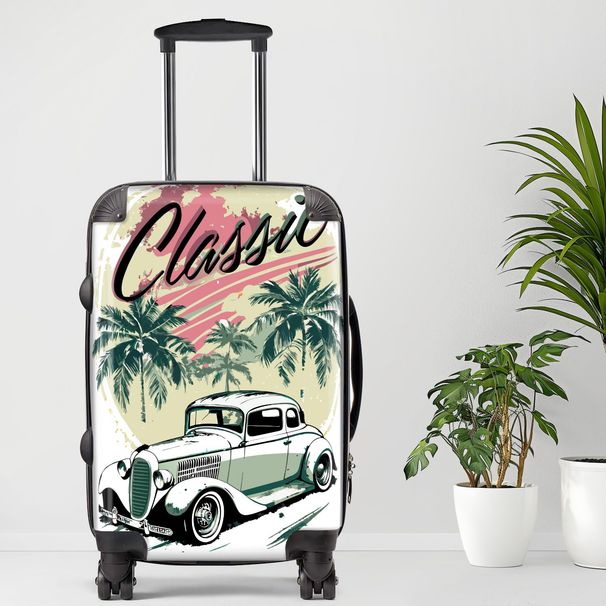 Classic Luggage, 20/24/28 Inch Luggage, Carry-On, Custom Luggage, Luggage Set, Suitcase, Travel, Vacation, Cabin Suitcase, Custom Suitcase, Personalized Luggage_maomaolike.com