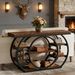 Console Table, 5-Tier Industrial Sofa Table With Metal Frame_maomaolike.com