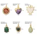 Bohemian Heart Coin Pendant Charms For Jewerlry Making Diy Earrings Necklace Bracelet Copper Excellent Quality_maomaolike.com