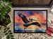 Pelican Fiery Sunset Doormat Front Door Mat Indoor Outdoor Rugs For Entryway, Non Slip Washable Low Pile, 24H X 36W_maomaolike.com