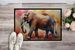 Elephant Doormat Front Door Mat Indoor Outdoor Rugs For Entryway, Non Slip Washable Low Pile, 24H X 36W_maomaolike.com