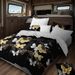 9 Piece Soft All-Season Washed Microfiber Cover Set , Twin/Queen/King/Calking Bedding Set With Pillowcases,Bedspread Print Curtains & Solid Curtains,Print, Moisture-Wicking, Soft ,Cooling, Easy Care_maomaolike.com