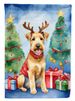 Lakeland Terrier Christmas Reindeer Garden Flag Mailbox Flag Decorative Yard Flag Banner Outside Patio Artwork Yard Flower Beds, Garden Size, Multicolor_maomaolike.com