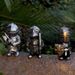 Quirky Small Doll High-End Niche European Style Knight Guard Figurine Vintage Desk Soldier_maomaolike.com