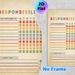 Responsibility Chart Painting Poster, Retro Color-coded Task Tracker Poster, Helps Organize Daily And Weekly Responsibilities, Suitable For Home And_maomaolike.com
