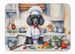 Black Poodle The Chef Memory Foam Kitchen Mat Machine Washable Anti-Fatigue Mat Cushion Comfort Bath Mat Or Kitchen Rug_maomaolike.com