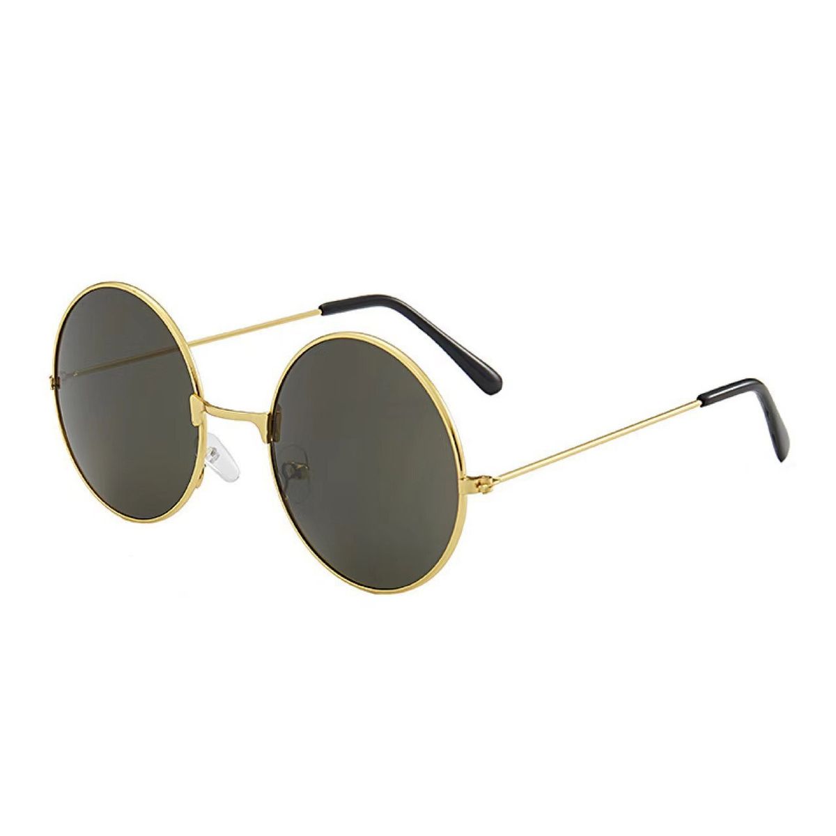 Metal Retro Round Frame Sunglasses Round Best Man Group Prince Sunglasses Wedding Show Performance Glasses_maomaolike.com