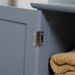 Under Sink Bathroom Cabinet With 2 Doors And Shelf, Pedestal Sink Bathroom Vanity Cabinet, Gray_maomaolike.com