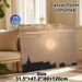 City Silhouette & Large Moon Landscape Painting Poster, Muted-tone Retro Oil Painting Style Poster, Calm Atmospheric Decor Ideal For Living Room_maomaolike.com