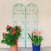 4 Pack Metal Garden Trellis 71" X 19.7" Rustproof Trellis For Climbing Plants Outdoor Flower Support Green_maomaolike.com