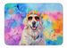 Great Pyrenees Hippie Dawg Memory Foam Kitchen Mat Machine Washable Anti-Fatigue Mat Cushion Comfort Bath Mat Or Kitchen Rug_maomaolike.com