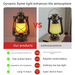 LED Rechargeable Bar Creative Qingba Decorative Table Iron Art Outdoor Camping Kerosene Lamp Lantern_maomaolike.com