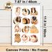 Guinea Pig Themed Painting Poster, Cute Cartoon Stylish Guinea Pigs With Glasses & Ornaments Poster, Lovely Decorative Artwork Suitable For Bedroom_maomaolike.com