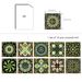 20cm*20cm*20 Pieces Retro Blue Mandala Tile Stickers 20×20cm – Removable Waterproof Wall Covering_maomaolike.com