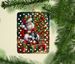 Cavalier Spaniel And Santa Claus Porcelain Ornament Christmas Tree Hanging Decorations For Home Christmas Holiday, Rectangle, Gift, Multicolor_maomaolike.com