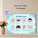 Wudu Chart Painting Poster, Light Blue Cartoon-style Poster, Clear Step-by-step Islamic Ablution Guide, Suitable For Bathroom And Religious Practice_maomaolike.com