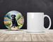 Labrador Retriever Spring Path Large Sandstone Coasters Pack Of 4 Absorbent Round Coasters Decor Gifts For Men Or Women, 4 In, Multicolor_maomaolike.com