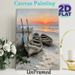 Sunset Beach Fishing Boat Painting Poster, Vintage Textured Coastal Scene Poster, Tranquil Seaside Artwork Suitable For Living Room, Bedroom And_maomaolike.com