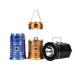 Mini Solar/USB LED Camping Lantern Rechargeable Emergency Power Bank Foldable Portable 4 Light Modes For Camping Fishing_maomaolike.com