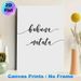 Hakuna Matata Themed Painting Poster, Elegant Handwritten Script Poster, Relaxing Positive Message, Ideal For Living Room, Bedroom And Office_maomaolike.com