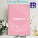 Motivational Quote Painting Poster, Soft Pink Minimalist Line Pattern Poster, Inspiring "The Pace Is Yours To Set" Message For Home Office, Bedroom_maomaolike.com
