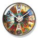 Yipula 7141 American Style Silent Home Creative Personality Living Room Sweep Second Wall Quartz Clock_maomaolike.com