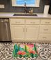 Arizona Saguaro Cactus Blossom In Watercolor Memory Foam Kitchen Mat Machine Washable Anti-Fatigue Mat Cushion Comfort Bath Mat Or Kitchen Rug_maomaolike.com