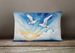 Birds, Birds, Birds Throw Pillow Throw Pillow For Indoor Couch Bed Outdoor Patio Washable, Gulls Soaring High 7520,12Hx16W_maomaolike.com