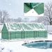 9' X 3' X 3' Portable Mini Greenhouse Outdoor Garden With Large Zipper Doors And Water/UV PE Cover_maomaolike.com