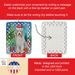 Bearded Collie Christmas Porcelain Ornament Christmas Tree Hanging Decorations For Home Christmas Holiday, Rectangle, Gift, Multicolor_maomaolike.com