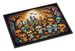 Calaveras Sugar Skulls Spooky Halloween Doormat Front Door Mat Indoor Outdoor Rugs For Entryway, Non Slip Washable Low Pile, 24H X 36W_maomaolike.com