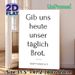 German Bible Verse Painting Poster, Minimalist Monochrome Typographic Poster, Inspirational Religious Quote Decor For Home, Dining Room, Prayer Space_maomaolike.com