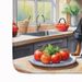 Terrier The Chef Memory Foam Kitchen Mat Machine Washable Anti-Fatigue Mat Cushion Comfort Bath Mat Or Kitchen Rug_maomaolike.com