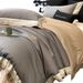 1 Pure Long-staple Four-piece Set High-end Splicing Embroidery Naked Sleep Grade Bedding 100S Full Cotton Silky Soft_maomaolike.com