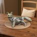 Creative Little Wolf Metal Crafts Accessories Cute Animal Factory New Street Stall Wholesale Source_maomaolike.com