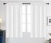 High Light Shielding Heat Insulating Energy Saving Bedroom Kitchen Blocking Curtains Nordic Solid Color Black Silk Blackout Curtains_maomaolike.com