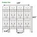 4 Pack Metal Garden Trellis 71" X 17.7" Rustproof Trellis For Climbing Plants Outdoor Flower Support Black_maomaolike.com