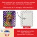 Rhodesian Ridgeback King Of Mardi Gras Porcelain Ornament Christmas Tree Hanging Decorations For Home Christmas Holiday, Rectangle, Gift, Multicolor_maomaolike.com
