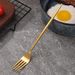8/12/16pcs Stainless Steel Gold Tableware Dinner Fruit Steak Salad Fork Suitable For Restaurant Or Banquet_maomaolike.com