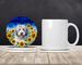 Old English Sheepdog In Sunflowers Large Sandstone Coasters Pack Of 4 Absorbent Round Coasters Decor Gifts For Men Or Women, 4 In, Multicolor_maomaolike.com