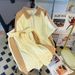 Men's Clothing Waffle sports suit summer men's clothing color matching lapel short sleeved T shirt set with handsome casual shorts_maomaolike.com