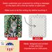 Korean Bobtail Cat By The Christmas Tree Porcelain Ornament Christmas Tree Hanging Decorations For Home Christmas Holiday, Rectangle, Gift, Multicolor_maomaolike.com