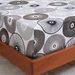 Disc Circle Art Cover Polyester Skin Friendly Bed Mattress Protector Fitted Sheet_maomaolike.com