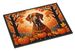 Rhodesian Ridgeback Fall Doormat Front Door Mat Indoor Outdoor Rugs For Entryway, Non Slip Washable Low Pile, 24H X 36W_maomaolike.com