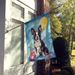 Boston Terrier Happy Birthday House Flag Large Porch Sleeve Pole Decorative Outside Yard Banner Artwork Wall Hanging, Polyester, House Size, Multicolor_maomaolike.com