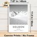 Solden Austria Ski Slope Painting Poster, Monochrome Minimalist Snowy Mountain Ski Trail Poster, Sleek Tranquil Landscape Decor Ideal For Living Room_maomaolike.com